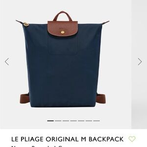 Longchamp foldable Backpack